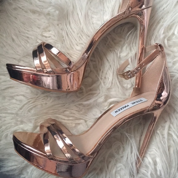 platform strappy shoes